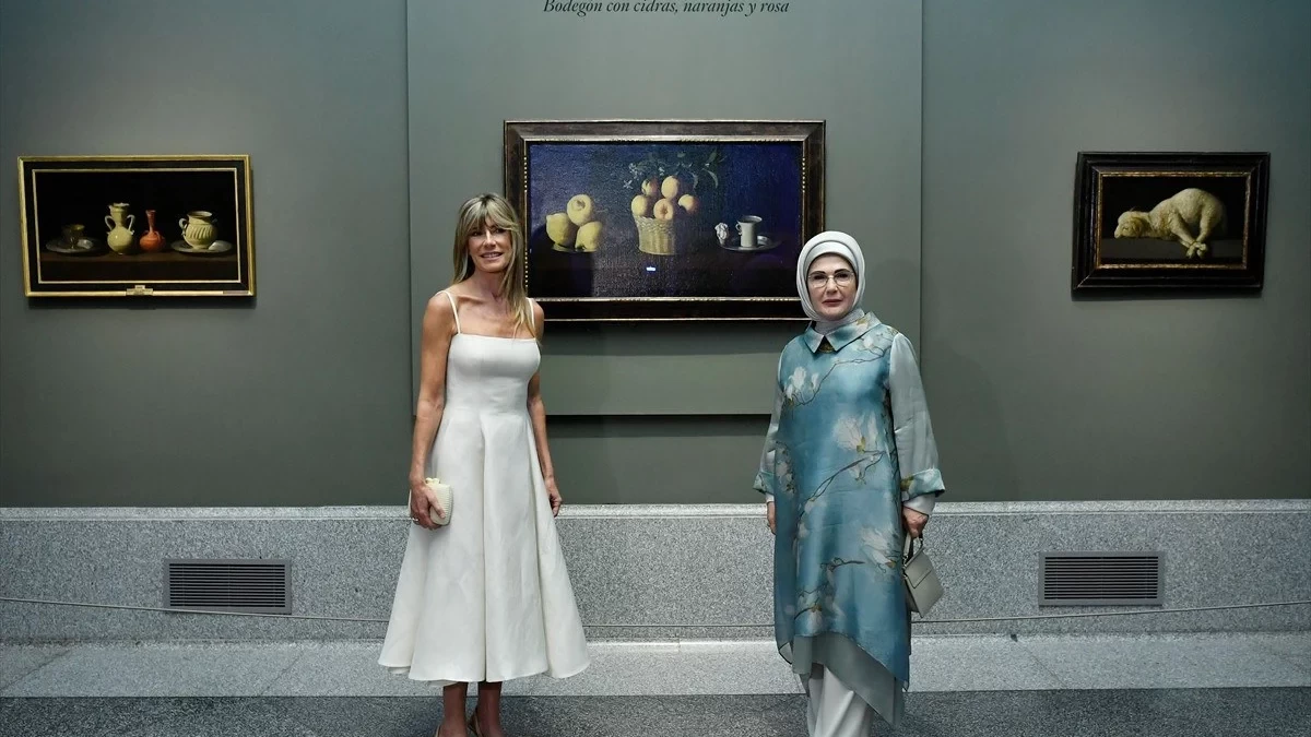 Emine Erdoğan İspanya'da Prado Müzesi'ni ziyaret etti: