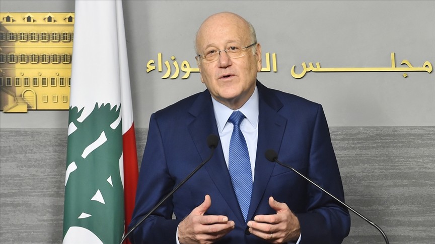 Lübnan Başbakanı Mikati, İsrail'in saldırılarını, "yıkıcı ve terör saldırıları" olarak niteledi