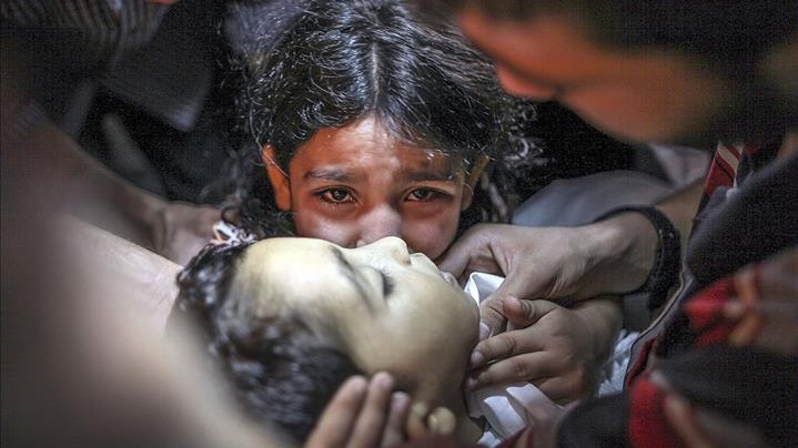 Katil İsrail Gazze'de 38 bin 11 Filistinliyi katletti