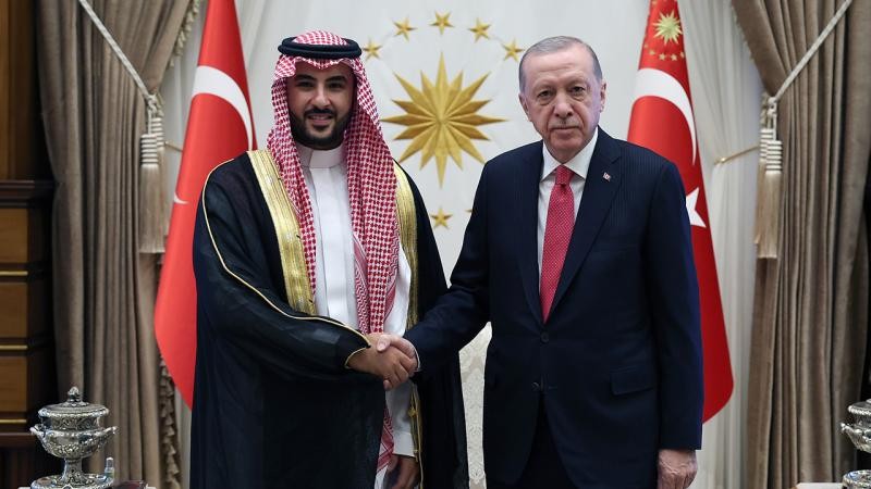 Başkan Erdoğan bin Selman'ı kabul etti