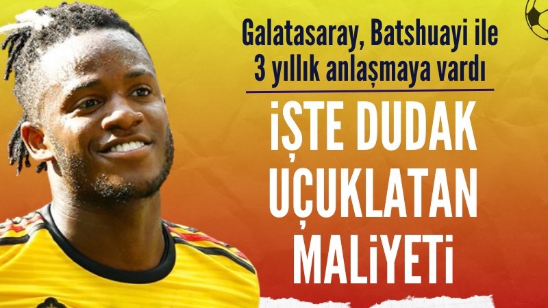Michy Batshuayi resmen Galatasaray'da