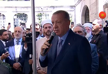 Erdoğan Mahmut Hocaefendi'nin cenazesinde konuştu