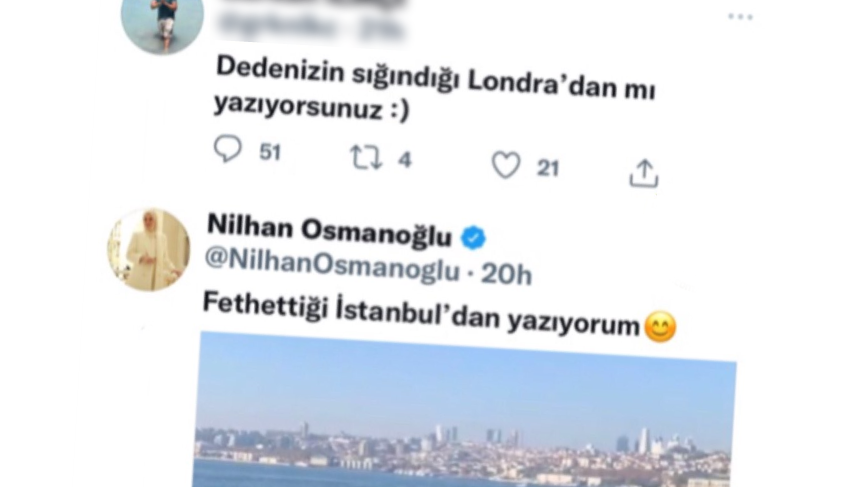 Nilhan Osmanoğlu'ndan 'efsane' cevap!