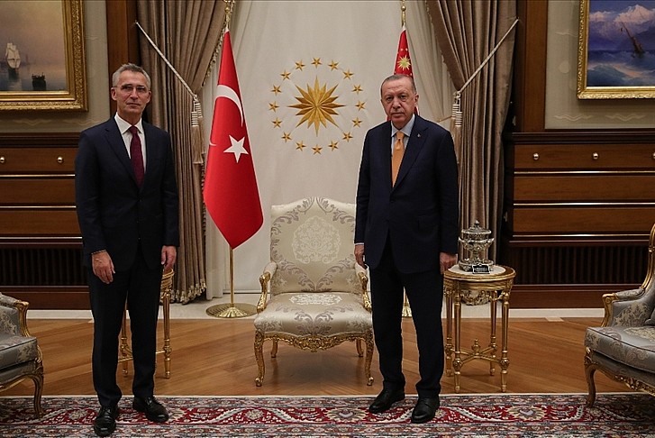 Başkan Erdoğan, Stoltenberg ile görüştü