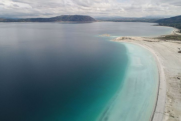 Bakan Kurum Salda Gölü'nün son halini paylaştı