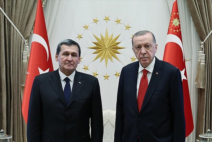Başkan Erdoğan, Meredov'u kabul etti