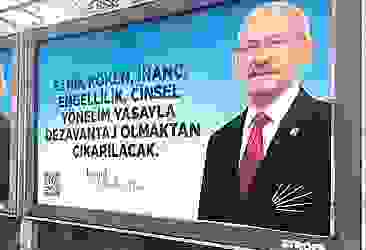 CHP'den 'yuh artık' dedirten reklam afişi!
