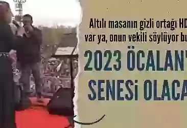 HDP/BDP vekilinden skandal sözler: 2023, Öcalan'ın yılı olacak