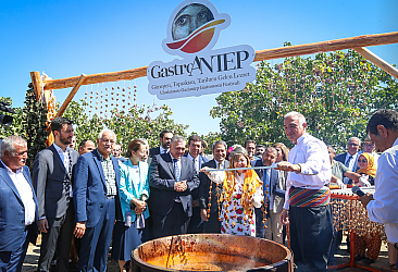 Gastroantep Festivali, antepfıstığı hasadı ve şire yapımıyla başladı