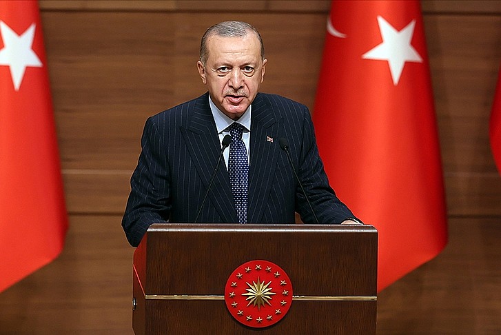 Erdoğan'dan TÜGVA programında dikkat çeken mesaj