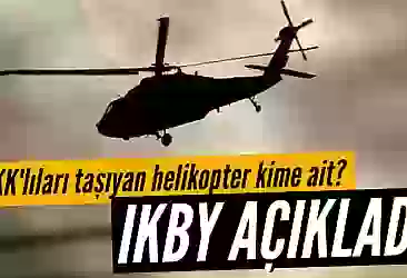 IKBY: PKK helikopterini KYB'li grup satın aldı