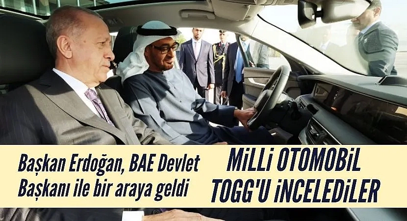 Başkan Erdoğan BAE Devlet Başkanı Al Nahyan ile görüştü