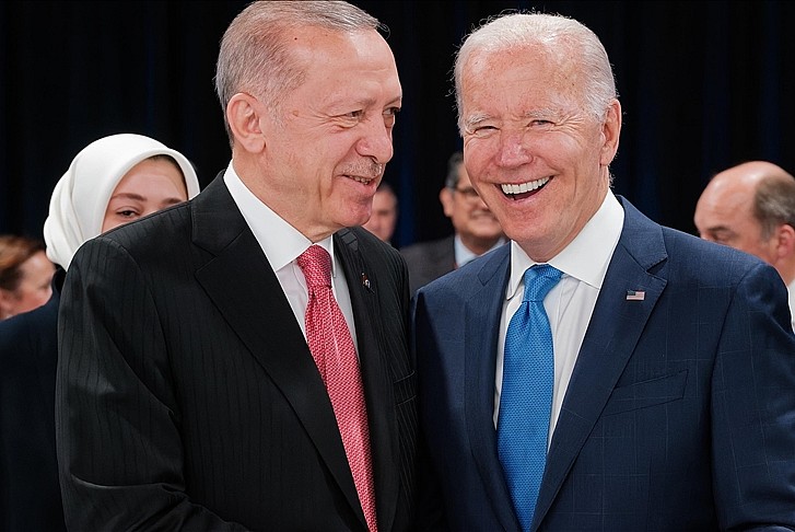 Erdoğan ile ABD Başkanı Biden görüşmesi başladı