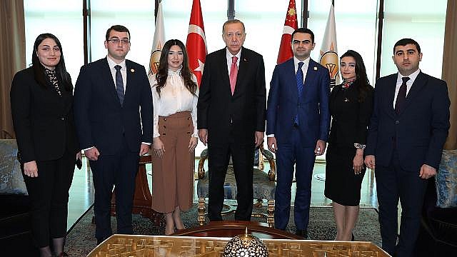 Cumhurbaşkanı Erdoğan, Bahtiyar İslamov'u kabul etti