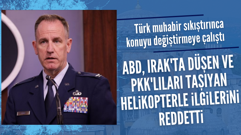 ABD, PKK'lıları taşıyan helikopterle ilgilerini reddetti