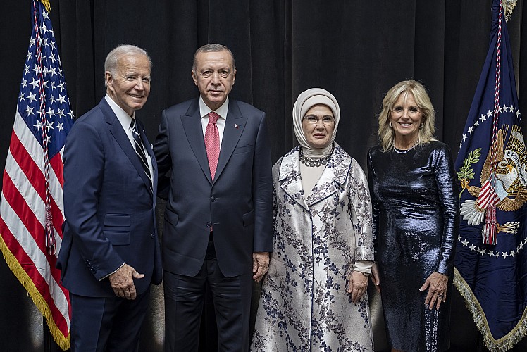 Erdoğan, Biden'ın liderler onuruna verdiği yemeğe katıldı