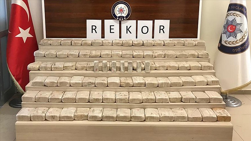 Türkiye'de 2021'de 2,8 ton kokain ele geçirildi