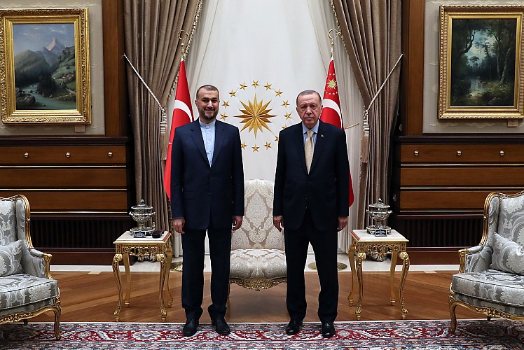 Erdoğan, İran Dışişleri Bakanı'nı kabul etti