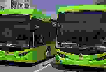 Yerli üretim elektrikli otobüsler test sürşünde