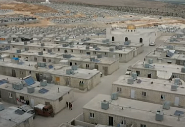 Suriye'deki briket evlerin inşaatı sürüyor