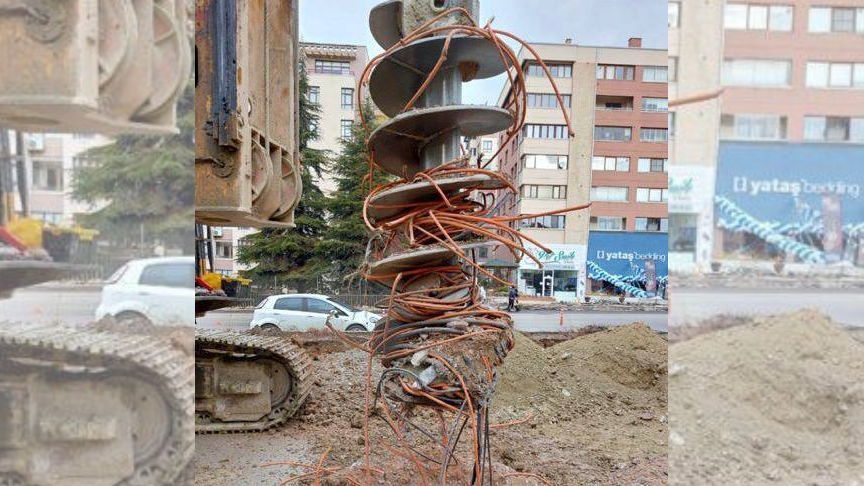 Ankara Büyükşehir Belediyesi çalışma yaparken TRT'nin kablolarını kesti