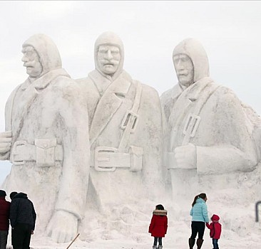 Kardan şehit heykellerinin yapımı tamamlandı