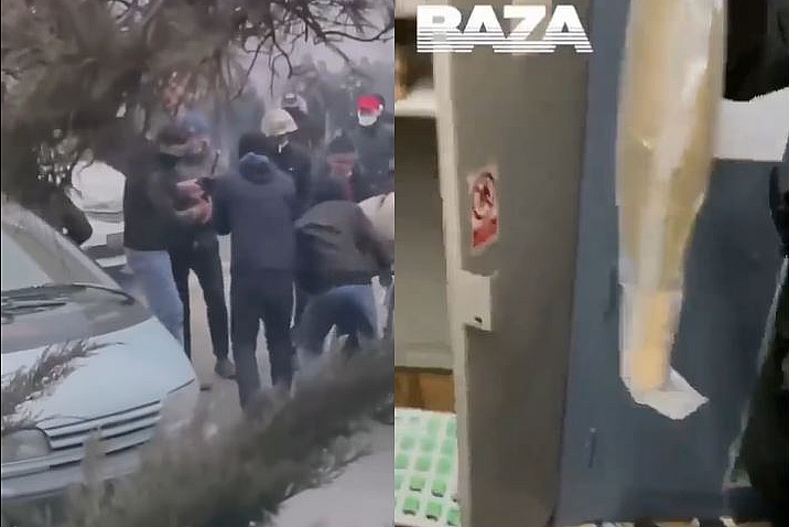 Kazakistan'da korkutan görüntüler! Sokakta silahlandılar