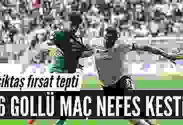 Beşiktaş Konyaspor'la 3-3 berabere kaldı