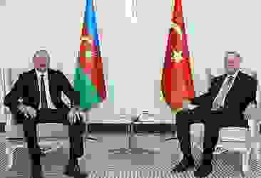 Başkan Erdoğan, Aliyev ile bir araya geldi