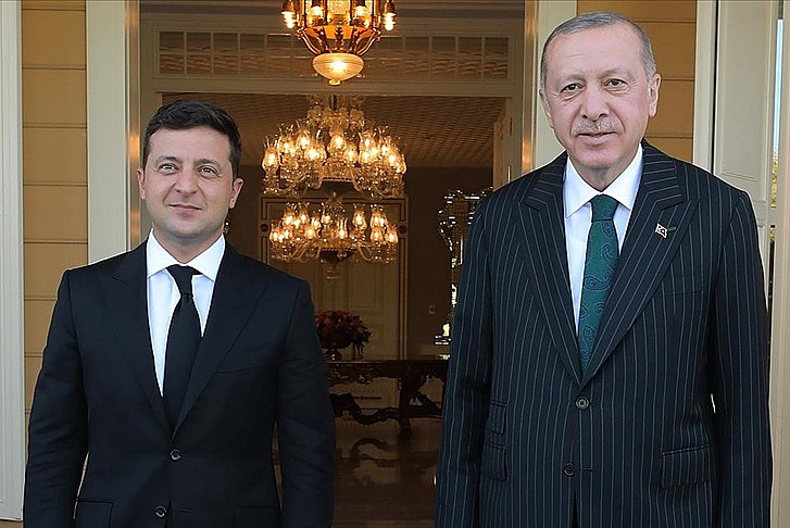Erdoğan ve Zelenskiy görüşmesi bitti