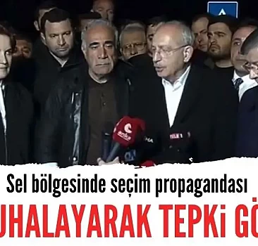 Kılıçdaroğlu sel bölgesinde yuhalandı