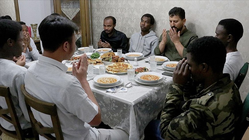 Yabancı öğrencilerle Ramazan'da iftar birlikteliği