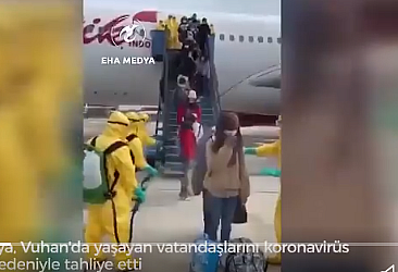 Endonezya, Çin''den gelen yolcuları böyle karşıladı