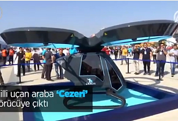 Türkiye''nin ilk yerli uçan aracı ''Cezeri''